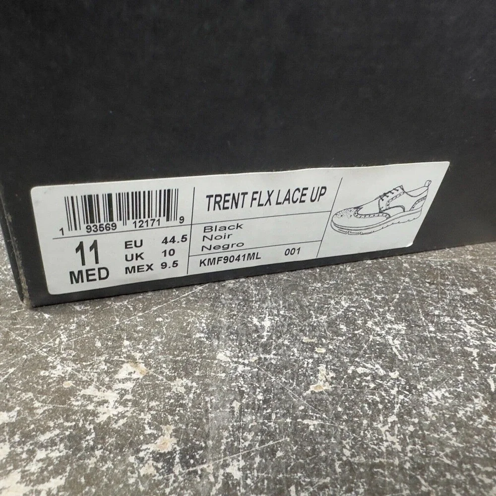 Kenneth Cole‎ Mens Trent Black Wingtip Dress Shoes Size 11